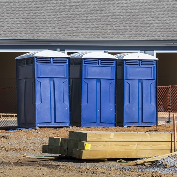 are there any restrictions on what items can be disposed of in the portable restrooms in Deer Trail